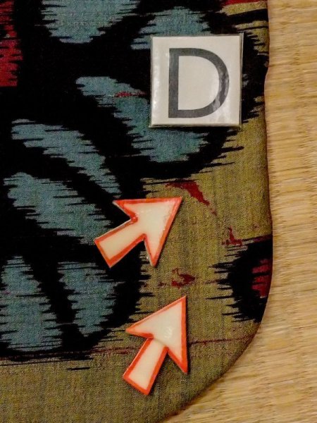 画像16: N0209D  女性用 羽織  シルク(正絹)  深い えんじ, 桐 【中古】 【USED】 【リサイクル】 ★☆☆☆☆ (16)