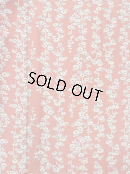 画像3: N0209E  女性用 羽織  シルク（正絹）  淡い 朱赤, 縞 【中古】 【USED】 【リサイクル】 ★★★☆☆ (3)