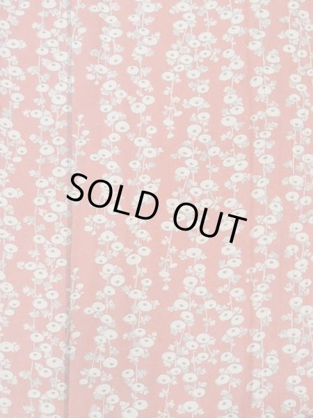 画像4: N0209E  女性用 羽織  シルク（正絹）  淡い 朱赤, 縞 【中古】 【USED】 【リサイクル】 ★★★☆☆ (4)