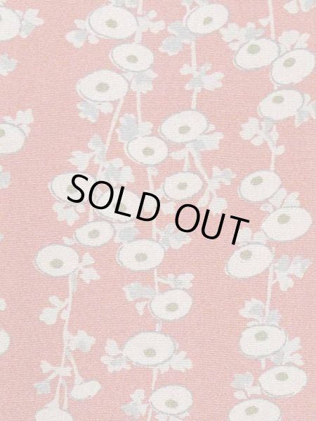 画像5: N0209E  女性用 羽織  シルク（正絹）  淡い 朱赤, 縞 【中古】 【USED】 【リサイクル】 ★★★☆☆ (5)