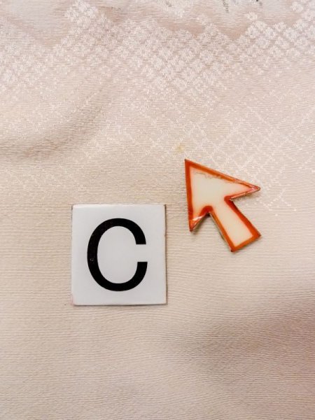 画像16: N0209I  女性用 羽織  シルク(正絹) 淡い 薄い 桃色, 花 【中古】 【USED】 【リサイクル】 ★★★☆☆ (16)