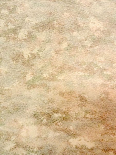 画像6: N0209K  女性用 羽織  シルク(正絹)  淡い 茶色, 抽象的模様 【中古】 【USED】 【リサイクル】 ★★☆☆☆ (6)