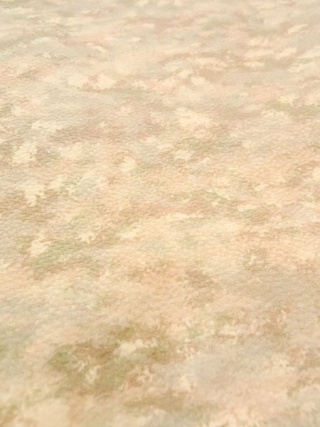 画像9: N0209K  女性用 羽織  シルク(正絹)  淡い 茶色, 抽象的模様 【中古】 【USED】 【リサイクル】 ★★☆☆☆ (9)