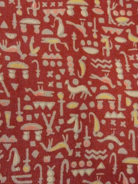 画像6: N0209L  女性用 羽織  シルク(正絹)   茶色, 鳥 【中古】 【USED】 【リサイクル】 ★★★☆☆ (6)