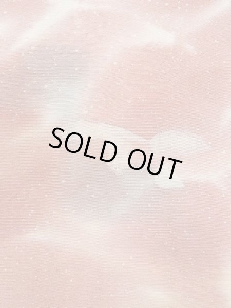 画像6: N0209M  女性用 羽織  シルク(正絹) 淡い 灰色がかった 桃色, 花 【中古】 【USED】 【リサイクル】 ★★★☆☆ (6)