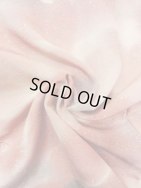 画像12: N0209M  女性用 羽織  シルク(正絹) 淡い 灰色がかった 桃色, 花 【中古】 【USED】 【リサイクル】 ★★★☆☆ (12)