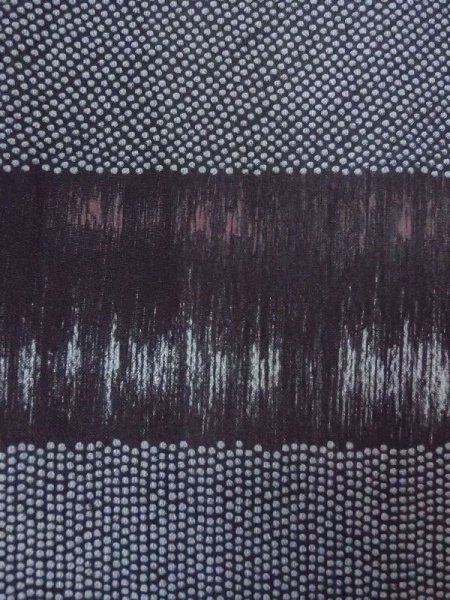 画像6: N0209N  女性用 羽織  シルク(正絹)   黒, 小さな点々 【中古】 【USED】 【リサイクル】 ★☆☆☆☆ (6)
