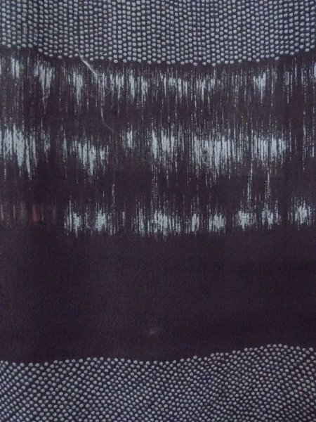 画像7: N0209N  女性用 羽織  シルク(正絹)   黒, 小さな点々 【中古】 【USED】 【リサイクル】 ★☆☆☆☆ (7)
