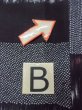 画像16: N0209N  女性用 羽織  シルク（正絹）   黒, 小さな点々 【中古】 【USED】 【リサイクル】 ★☆☆☆☆ (16)