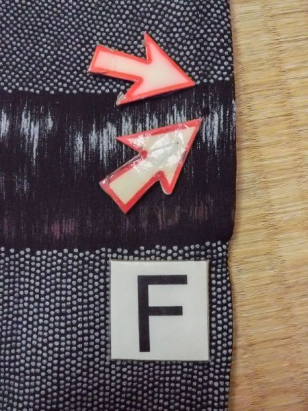 画像20: N0209N  女性用 羽織  シルク(正絹)   黒, 小さな点々 【中古】 【USED】 【リサイクル】 ★☆☆☆☆ (20)