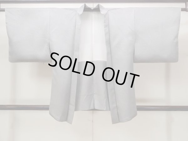 画像1: N0209P Mint  女性用 羽織  シルク（正絹）   灰色, 抽象的模様 【中古】 【USED】 【リサイクル】 ★★★★☆ (1)