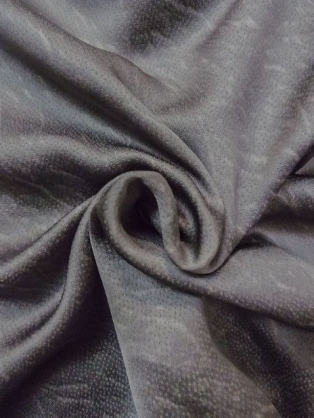 画像10: N0209P Mint  女性用 羽織  シルク(正絹)   灰色, 抽象的模様 【中古】 【USED】 【リサイクル】 ★★★★☆ (10)