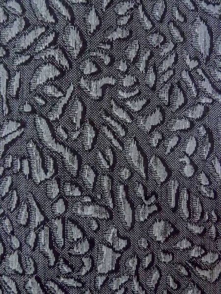 画像6: N0209Q  女性用 羽織  シルク(正絹)   灰色, 抽象的模様 【中古】 【USED】 【リサイクル】 ★★★☆☆ (6)