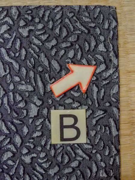 画像15: N0209Q  女性用 羽織  シルク(正絹)   灰色, 抽象的模様 【中古】 【USED】 【リサイクル】 ★★★☆☆ (15)