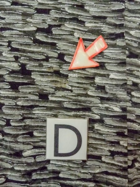 画像17: N0209S  女性用 羽織  シルク(正絹)   黒, 抽象的模様 【中古】 【USED】 【リサイクル】 ★★★☆☆ (17)