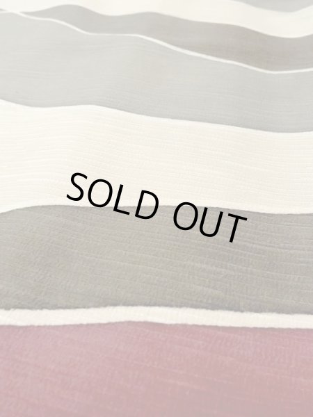 画像10: N0209T  女性用 羽織  シルク（正絹）   オフ　ホワイト, 幾何学模様 【中古】 【USED】 【リサイクル】 ★★☆☆☆ (10)