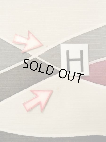 画像21: N0209T  女性用 羽織  シルク（正絹）   オフ　ホワイト, 幾何学模様 【中古】 【USED】 【リサイクル】 ★★☆☆☆ (21)