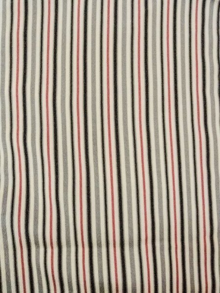 画像3: N0209V  女性用 羽織  シルク(正絹)   オフ ホワイト, 縞 【中古】 【USED】 【リサイクル】 ★★☆☆☆ (3)