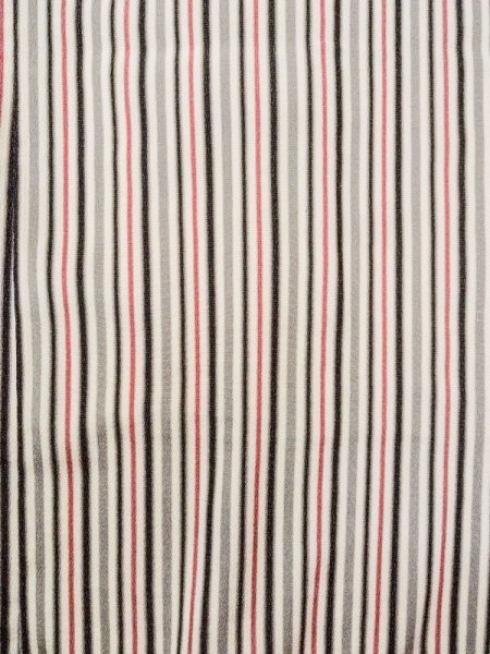 画像4: N0209V  女性用 羽織  シルク(正絹)   オフ ホワイト, 縞 【中古】 【USED】 【リサイクル】 ★★☆☆☆ (4)