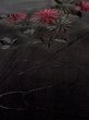 画像9: N0209W  女性用 羽織  シルク（正絹）   黒, 菊 【中古】 【USED】 【リサイクル】 ★★★☆☆ (9)