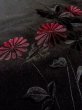 画像10: N0209W  女性用 羽織  シルク（正絹）   黒, 菊 【中古】 【USED】 【リサイクル】 ★★★☆☆ (10)