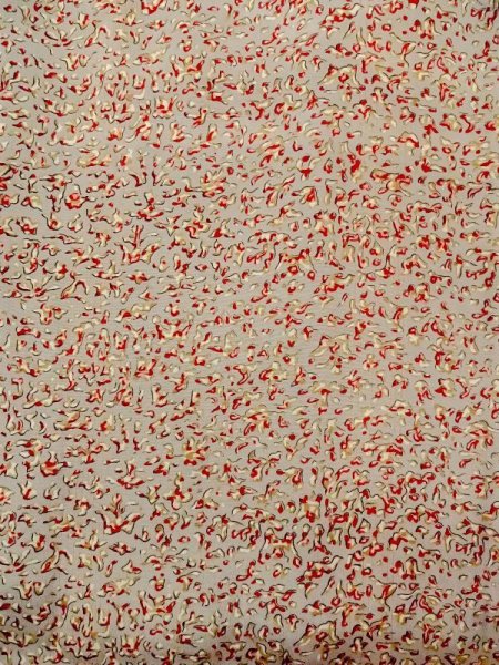 画像3: N0209Z  女性用 羽織  シルク(正絹)   灰色, 抽象的模様 【中古】 【USED】 【リサイクル】 ★☆☆☆☆ (3)