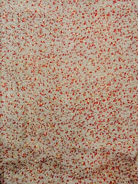 画像4: N0209Z  女性用 羽織  シルク(正絹)   灰色, 抽象的模様 【中古】 【USED】 【リサイクル】 ★☆☆☆☆ (4)