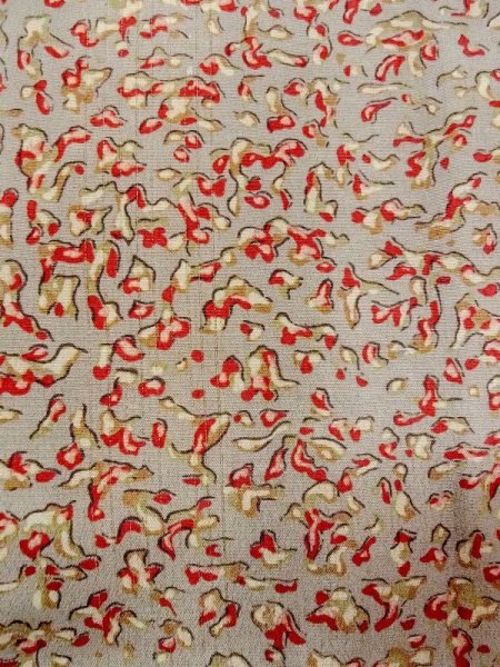 画像5: N0209Z  女性用 羽織  シルク(正絹)   灰色, 抽象的模様 【中古】 【USED】 【リサイクル】 ★☆☆☆☆ (5)