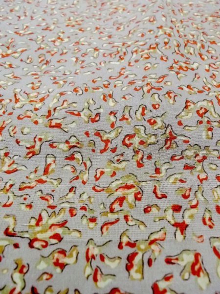 画像9: N0209Z  女性用 羽織  シルク(正絹)   灰色, 抽象的模様 【中古】 【USED】 【リサイクル】 ★☆☆☆☆ (9)