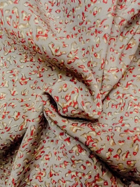 画像12: N0209Z  女性用 羽織  シルク(正絹)   灰色, 抽象的模様 【中古】 【USED】 【リサイクル】 ★☆☆☆☆ (12)