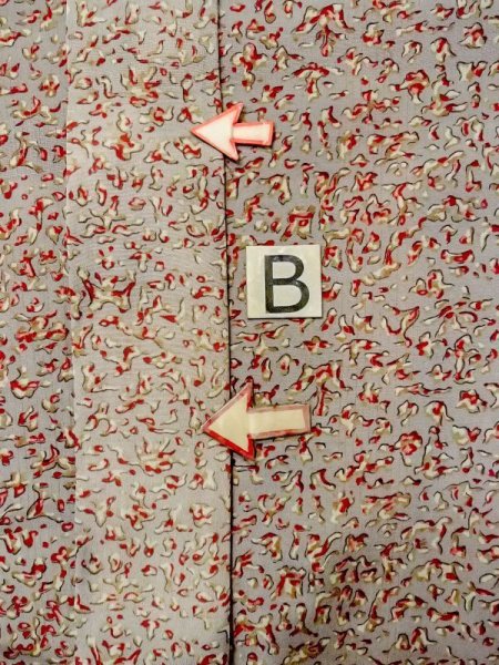 画像15: N0209Z  女性用 羽織  シルク(正絹)   灰色, 抽象的模様 【中古】 【USED】 【リサイクル】 ★☆☆☆☆ (15)