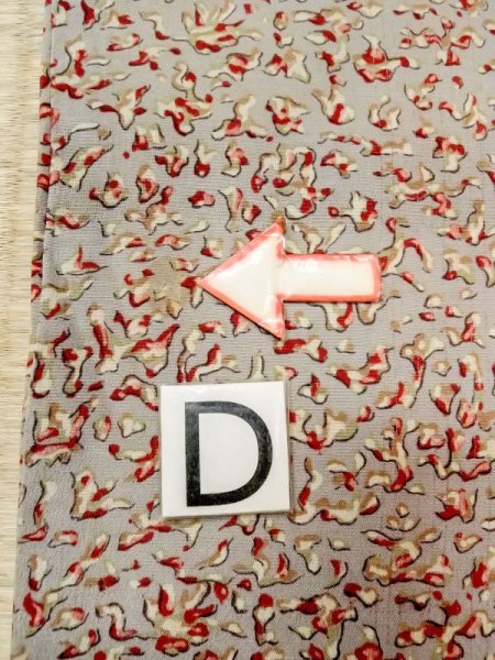 画像17: N0209Z  女性用 羽織  シルク(正絹)   灰色, 抽象的模様 【中古】 【USED】 【リサイクル】 ★☆☆☆☆ (17)