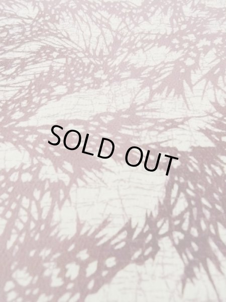 画像10: N0210A  女性用 羽織  シルク（正絹）   オフ　ホワイト, 葉 【中古】 【USED】 【リサイクル】 ★★☆☆☆ (10)