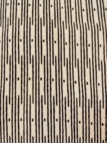 画像5: N0210B  女性用 羽織  シルク(正絹)   オフ ホワイト, 線 【中古】 【USED】 【リサイクル】 ★★☆☆☆ (5)