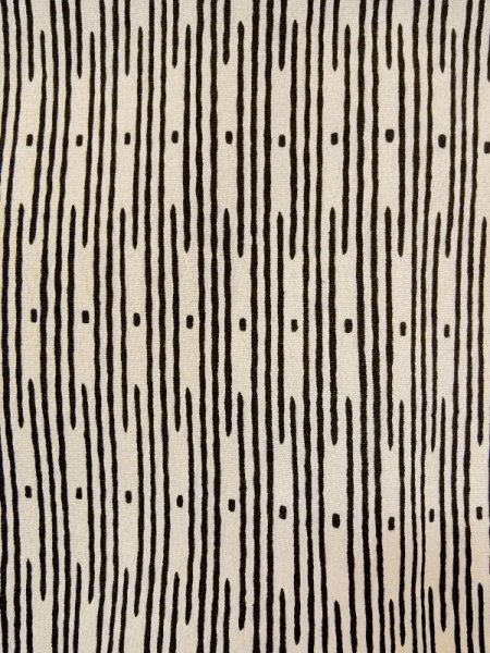 画像6: N0210B  女性用 羽織  シルク(正絹)   オフ ホワイト, 線 【中古】 【USED】 【リサイクル】 ★★☆☆☆ (6)