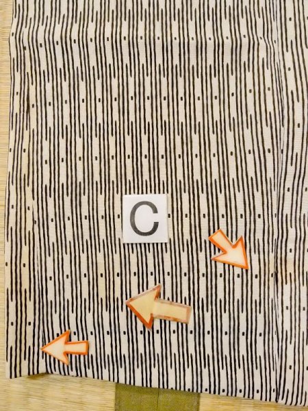 画像14: N0210B  女性用 羽織  シルク(正絹)   オフ ホワイト, 線 【中古】 【USED】 【リサイクル】 ★★☆☆☆ (14)