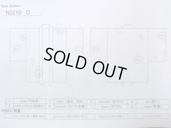 画像13: N0210D  女性用 羽織  シルク(正絹)  光沢のある 桃色, 梅 【中古】 【USED】 【リサイクル】 ★★★☆☆ (13)