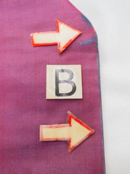 画像8: N0216C 名古屋帯 女性用着物 シルク(正絹)  光沢のある マルチカラー 花 【中古】 【USED】 【リサイクル】 ★★☆☆☆ (8)