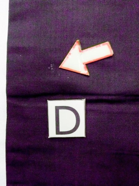 画像10: N0216D 名古屋帯 女性用着物 シルク(正絹)   黒 菊 【中古】 【USED】 【リサイクル】 ★★★☆☆ (10)