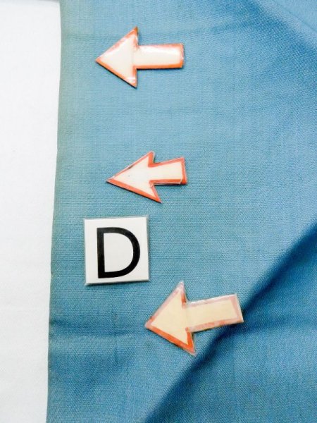 画像10: N0216F 名古屋帯 女性用着物 シルク(正絹) 灰色がかった 緑み 水色 花 【中古】 【USED】 【リサイクル】 ★☆☆☆☆ (10)