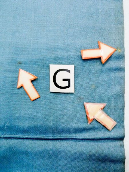 画像13: N0216F 名古屋帯 女性用着物 シルク(正絹) 灰色がかった 緑み 水色 花 【中古】 【USED】 【リサイクル】 ★☆☆☆☆ (13)