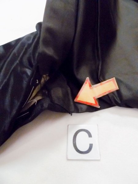 画像9: N0216K 名古屋帯 女性用着物 シルク(正絹)   黒 梅 【中古】 【USED】 【リサイクル】 ★☆☆☆☆ (9)