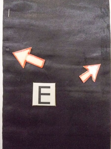 画像11: N0216O 名古屋帯 女性用着物 シルク(正絹)   黒 笹 【中古】 【USED】 【リサイクル】 ★★☆☆☆ (11)