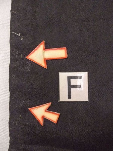 画像12: N0216O 名古屋帯 女性用着物 シルク(正絹)   黒 笹 【中古】 【USED】 【リサイクル】 ★★☆☆☆ (12)