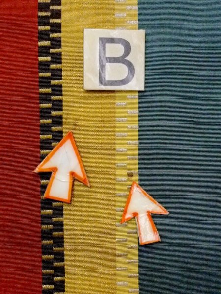 画像8: N0216S 名古屋帯 女性用着物 シルク(正絹)  鮮やか 黄色 縞 【中古】 【USED】 【リサイクル】 ★★☆☆☆ (8)