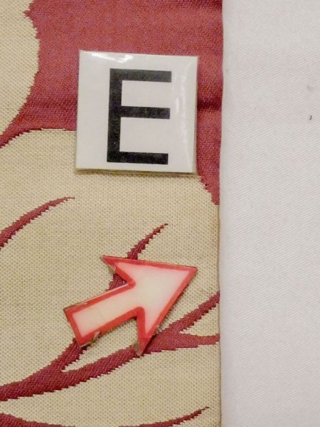 画像11: N0216W 名古屋帯 女性用着物 シルク(正絹) 淡い 灰色がかった 赤色 桐 【中古】 【USED】 【リサイクル】 ★★☆☆☆ (11)