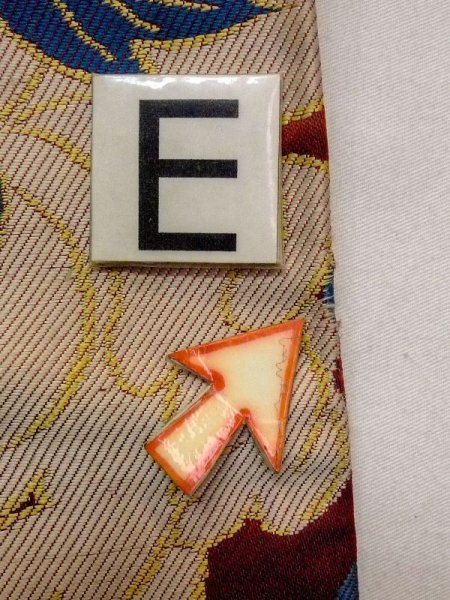 画像11: N0216Z 名古屋帯 女性用着物 シルク(正絹)  灰色がかった 黄色 花 【中古】 【USED】 【リサイクル】 ★☆☆☆☆ (11)