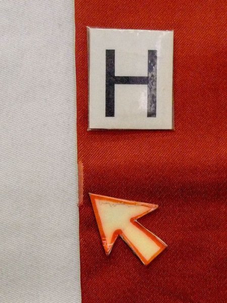 画像14: N0216Z 名古屋帯 女性用着物 シルク(正絹)  灰色がかった 黄色 花 【中古】 【USED】 【リサイクル】 ★☆☆☆☆ (14)