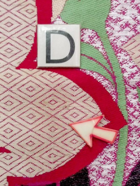 画像10: N0217C 名古屋帯 女性用着物 シルク(正絹)  鮮やか 桃色 ききょう 【中古】 【USED】 【リサイクル】 ★☆☆☆☆ (10)