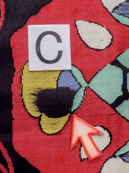 画像9: N0217D 名古屋帯 女性用着物 シルク(正絹)   黒 唐草 【中古】 【USED】 【リサイクル】 ★☆☆☆☆ (9)